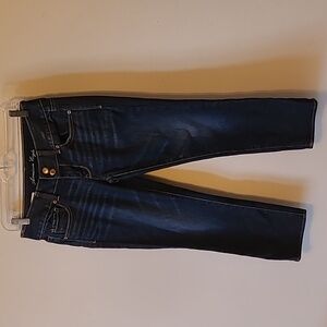 AEO 4 ARTIST STRETCH DARK WASH MID RISE JEANS LIKE NEW